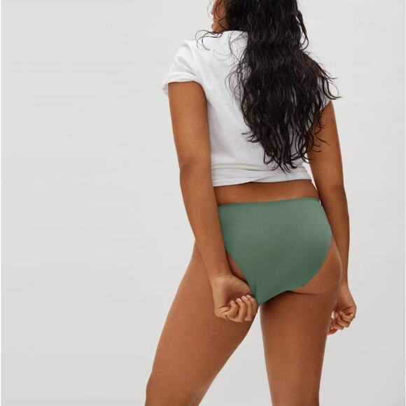 Everlane Womens The Bikini Bottom XL Swimwear Herb Green NWT - Picture 3 of 8